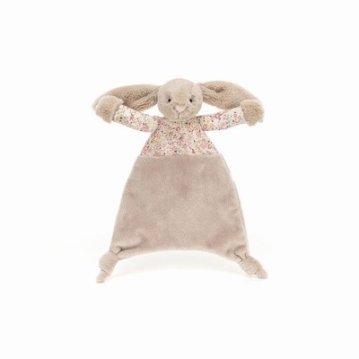 Jellycat Blossom Bunny Comforters USA | 07416XUBY